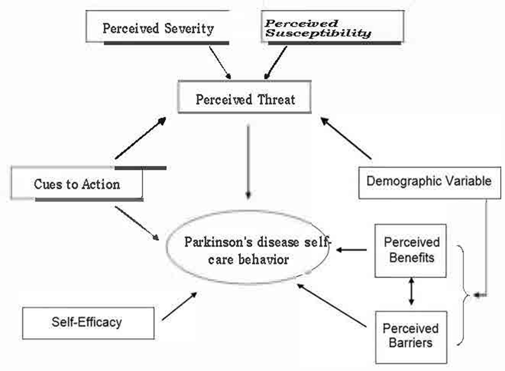Parkinson's disease selfcare behavior